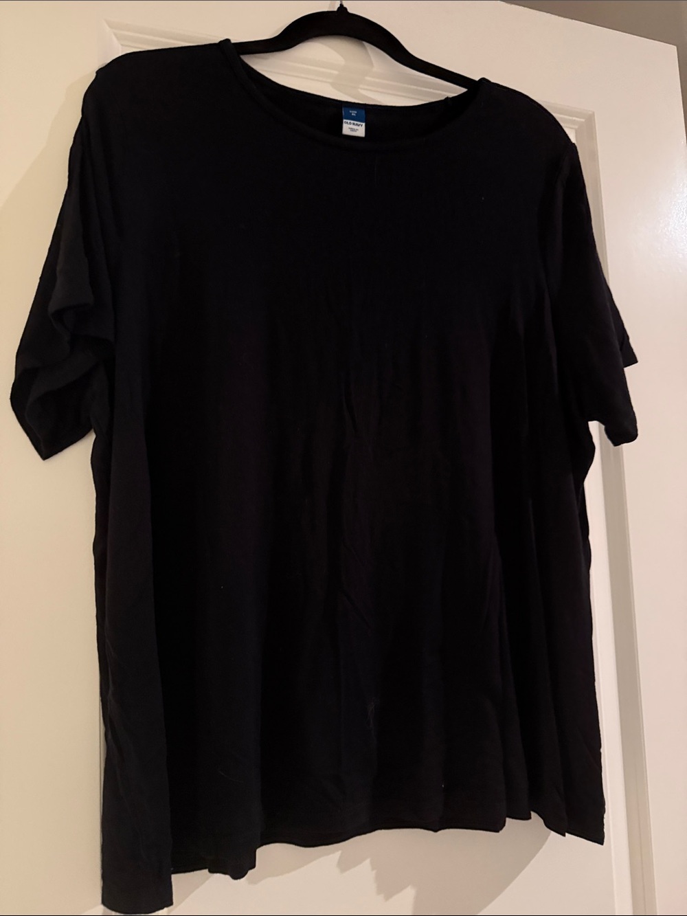 Old Navy Black Short Sleeve Crewneck Tee